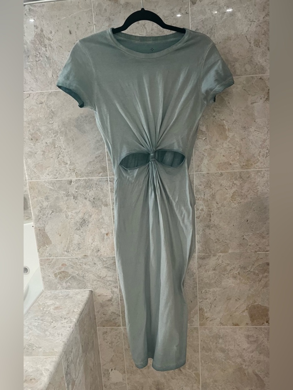 Light Sage Green Crewneck dress